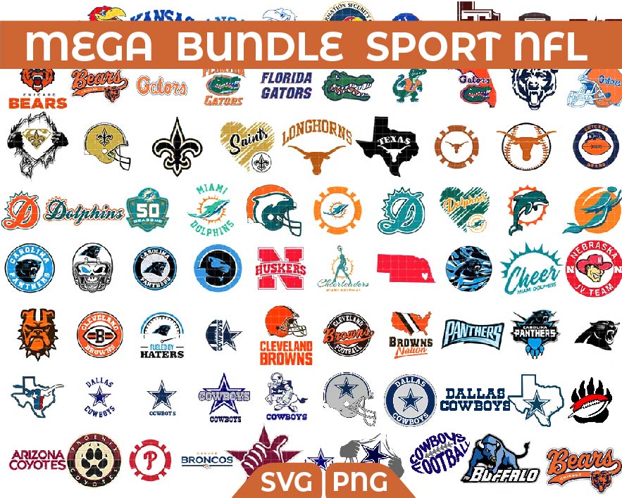 NFL Logo svg, American Football Team svg - Svg Files For Crafts