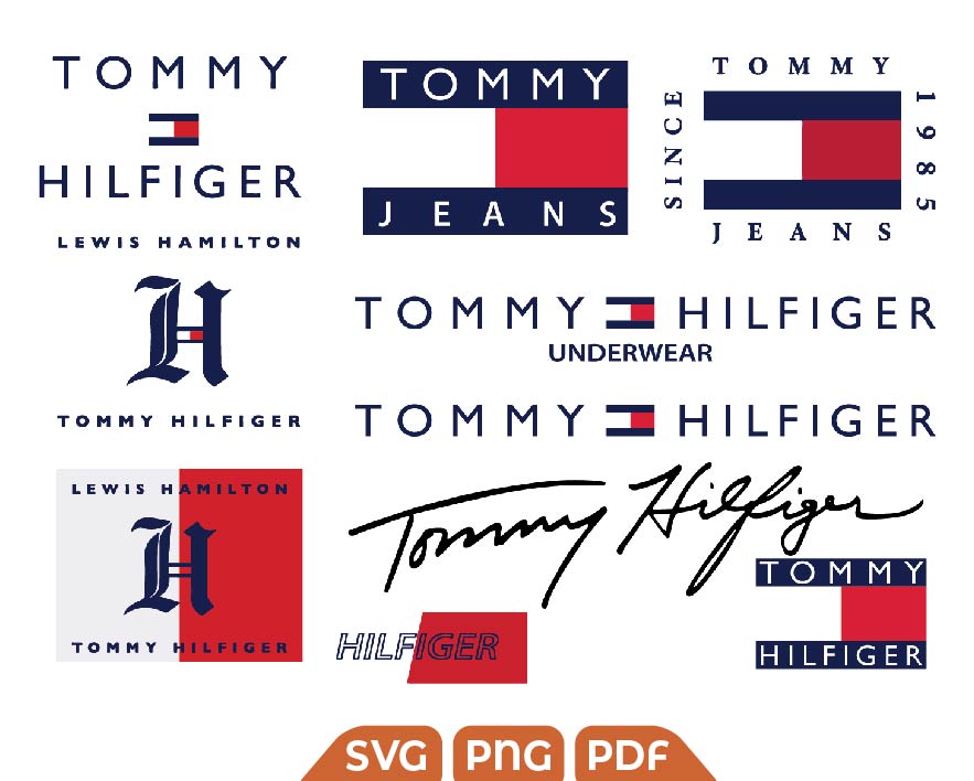 Tommy Hilfiger svg, Fashion Brands Logo svg - Svg Files For Crafts