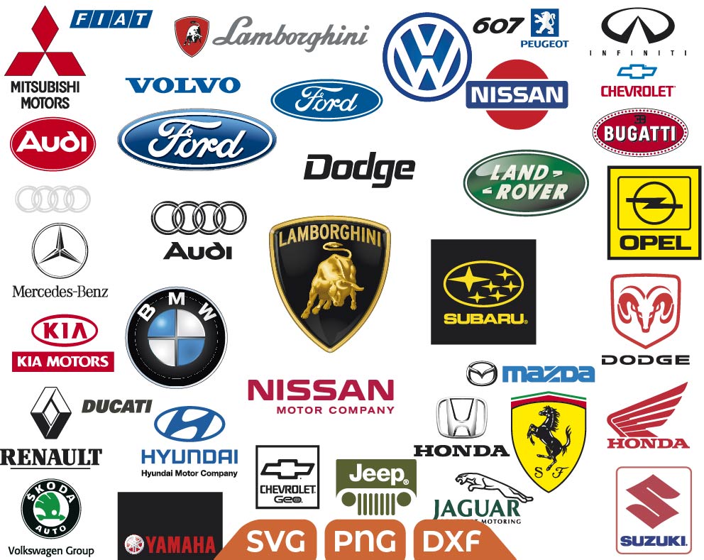 Car Brands Bundle svg, Europe Car Brands svg - Svg Files For Crafts