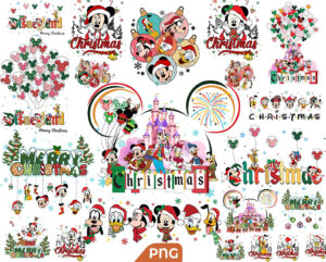 Bundle Disney Mouse Christmas Holiday Png