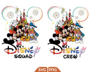 Cute Mouse Squad Svg, Mickey Crew Svg Png