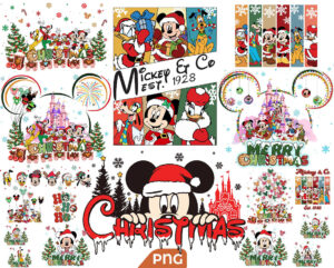 Pack Disney Mouse Christmas Holiday Season Png