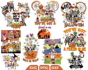 Toy Story Halloween Svg Bundle Png