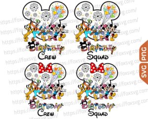 Design Mickey Family Squad Svg Bundle, Mouse Crew Svg Png