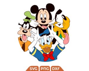 Funny Mickey Best Friends Svg Png, Mouse Magical Kingdom Svg
