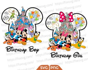 Magical Kingdom Party Svg, Minnie Mickey Birthday Svg Png