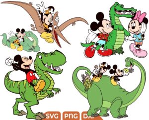 Mickey Dinosaur Svg Png, Disney Animal Kingdom Svg
