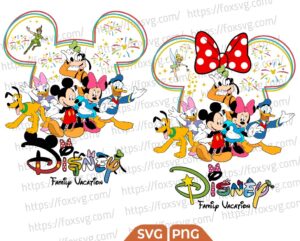 Mickey Family Vacation Svg, Mouse Magic Squad Trip Svg