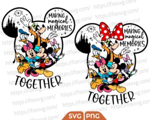 Mickey Friends Trip Svg, Making Magical Memories Svg Png
