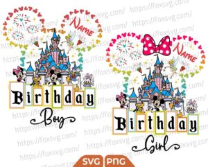 Mickey Magical Kingdom Birthday Svg, Minnie Party Svg Png