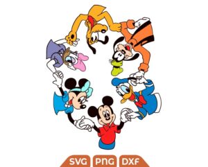 Mouse Making Memories Svg, Mickey Friends Squad Svg Png